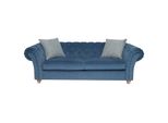 Jvmoebel ® Divano In Pelle Divano - Tappezzeria Di Design Set Di Divani A Due Posti Blu Nuovo