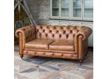 Uomo Club Divano Chesterfield Divano In Pelle 2 Posti Marrone Nuovo Jvmoebel ®