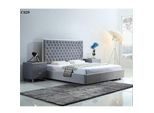 Letto Chesterfield Camera Da Letto Tessile 180X200Cm Design Letti Imbottitura Velluto Nuovo