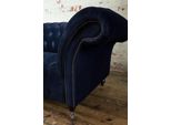 Chesterfield Divano Originale Jvmoebel Divano Tessile Divani Tessuto Blu Nuovo