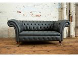 Divano Chesterfield A 2 Posti Divano In Pelle Divano Imbottito Set Di Sedili A Due Posti Nuovo