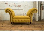 Divano Chesterfield 1,5 Posti Divano Tappezzeria Designer Divani Set Panca Sedile