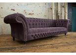 Divano Classico Chesterfield 4 Posti Divani Imbottiti Divani In Pelle Marrone Design