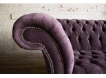 Divano 2 Posti Chesterfield Design Divani Relax Tappezzeria Divani Moderni Viola Nuovo
