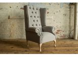 Chesterfield Wing Chair Divano Poltrona Imbottitura Poltrona Salotto Relax Club