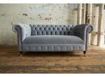 Divano Chesterfield In Tessuto Divano Grande Seduta Imbottitura In Pelle Tessuto Divani Xxl