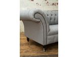 Soggiorno Divano Chesterfield Design Divani Tessili Divani A Tre Posti Divano Grigio