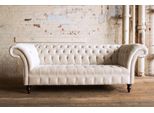 Divano Chesterfield Originale Jvmoebel Divano Tessile Divani Tessuto Beige 225Cm