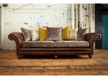 Divano Classico Chesterfield 4 Posti Divani Divani In Pelle Marrone Design Rivestimento