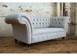 Divano Chesterfield Originale Jvmoebel Tessile Divani Divani Tessuto Grigio 185Cm Divano