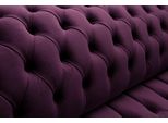 Divano Chesterfield Originale Jvmoebel Divano Tessile Divani Tessuto Viola 225Cm Divani