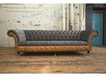 Divano Chesterfield Divano Imbottito Divani Divani Quattro Posti Cuscini In Tessuto 265Cm