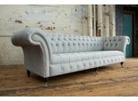 Divano In Tessuto Divano Chesterfield Grandi Divani Xxl Divani Sedile Imbottito 265Cm