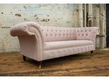 Chesterfield Divano Tessile Divano Grande Xxl Divano Sedile Rivestimento Pelle Tessuto Divani