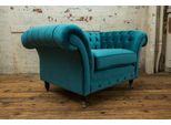 Divano Chesterfield Divano Imbottito Suite 1,5 Posti Divani Classici Monoposto