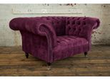 Poltrona Divano Tappezzeria Divano Tessile Chesterfield Divani 1,5 Posti Bordaux Inghilterra