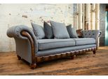 Divano Classico Chesterfield Design Divano A 4 Posti Imbottitura Divano Di Lusso Tessile Divani