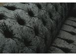 Lusso Divano Chesterfield 2 Posti Imbottitura Divano Tessuto Set Nuovi Divani