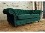 Divano 3 Posti Divano Chesterfield Imbottito Set Di Sedili In Pelle Design Tessile Velluto