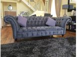 Design Divani Di Lusso In Tessuto Chesterfield Divano Tessile 3 Posti Divano Imbottito Nuovo