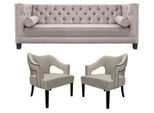 Set Divano Chesterfield Set Divano Imbottito Set Di Sedute Set Di 3 Pezzi Set Di Gruppo
