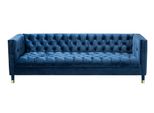 Divano Chesterfield Divani Blu Divani In Tessuto Divani Creativi Mobili 4 Posti Nuovo