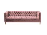 Divano Chesterfield Rosa Mobili 4 Posti Divani Tessuto Divani Xxl Grande 230Cm