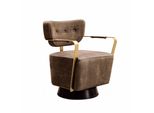 Lusso Sedia Imbottitura Cocktail Relax Lounge Club Sedie Mobili Design Poltrona Marrone