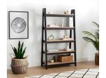Libreria Nera Beige Soggiorno Scaffali Per Archiviazione Scaffali In Legno Mobili