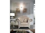 Poltrona Lusso Classico Monoposto Legno Beige Poltrona Soggiorno Italia