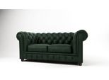 Chesterfield Divano Di Lusso A 2 Posti Imbottito Divano In Pelle Tessuto Divani Nuovi