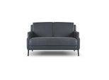 Divano 2 Posti Grigio Scuro Unicolore Stile Moderno Studio Di Design