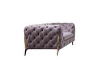 Design Divano Chesterfield 2 Posti Divano Imbottito Tessile Divani Velluto Nuovo Due Posti