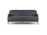 Divano 3 Posti Grigio Scuro Unicolore Design Moderno Studio Di Stile