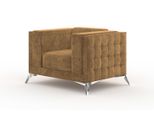 Poltrona Chesterfield Divano Tv 1 Posto Divano In Tessuto Divano Imbottito Tessile Nuovo