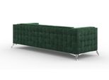 Divano A Tre Posti 3 Posti Divano Imbottito Tessuto Divano Chesterfield Set