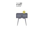 Comodino Comodini Bambini Tavolino Camera Bambini Legno Design Moderno