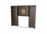 Libreria Marrone Unicolore Stile Moderno Forma Rettangolare Studio