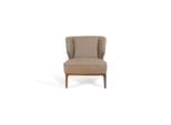 Poltrona Beige Seduta Di Design Divano Soggiorno Moderno Mobili Imbottiti Nuovo