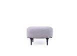 Designer Sgabello Moderno Grigio Soggiorno Rivestimento Tessile Mobili Imbottiti