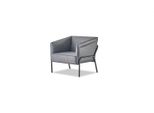 Poltrona Pelle Acciaio Inox Grigio 1 Posto Poltrona Moderna Stile Tessile