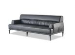 Divano In Pelle Divano A 3 Posti Nero Moderno Versatile In Acciaio Inox Divano Morbido