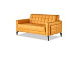Divano Giallo A 2 Posti Divano In Pelle Chesterfield A 2 Posti