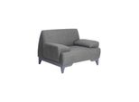 Poltrona Di Design Grigia Soggiorno Moderno Poltrona Imbottita Relax A 1 Posto