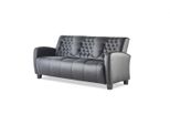 Divano 3 Posti Chesterfield Divano Moderno In Pelle Divano In Pelle Nera Legno