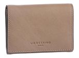 Geldbörse LIEBESKIND BERLIN Louisa LOU 2 3D LEATHER, grau (stone), Leder, Kleinlederwaren