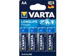 Varta 46815 Longlife Power LR6/AA (Mignon) (4906) - Batteria Alcalina Al Manganese (Alcalina), 1,5 V
