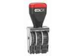 Timbro Colop 04000, Datario, Altezza Dei Caratteri 4 Mm, Nero