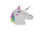 Simpatica Pignatta Unicorno Bianco-Rosa-Nero 47 X 32 X 8 Cm - Taglia Unica