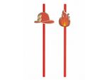 Cannucce Dei Vigili Del Fuoco Decorazione Per Feste Di Compleanno Per Bambini 10 Pezzi Rosso - Taglia Unica